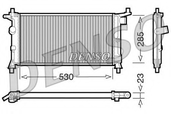 Radiator racire motor