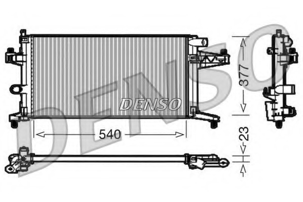 Radiator racire motor