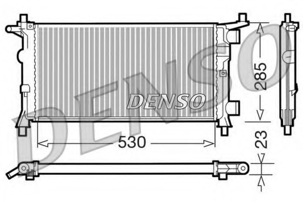 Radiator racire motor