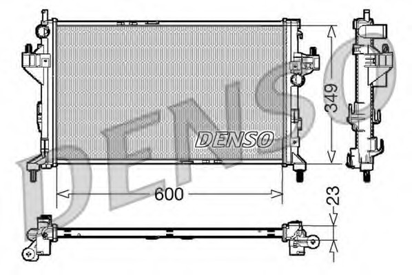 Radiator racire motor