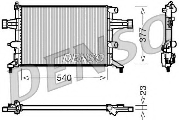 Radiator racire motor