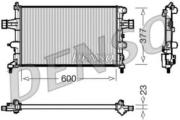 Radiator racire motor