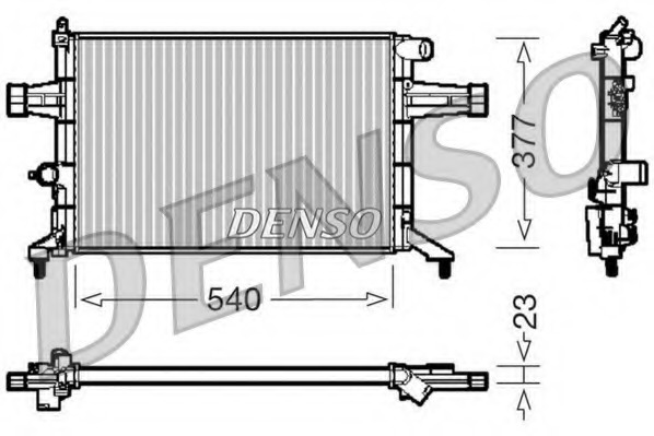 Radiator racire motor