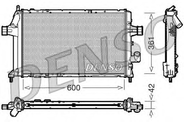 Radiator racire motor