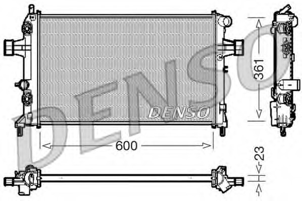 Radiator racire motor