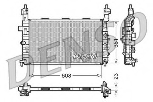 Radiator racire motor