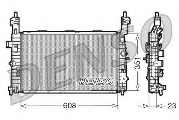 Radiator racire motor