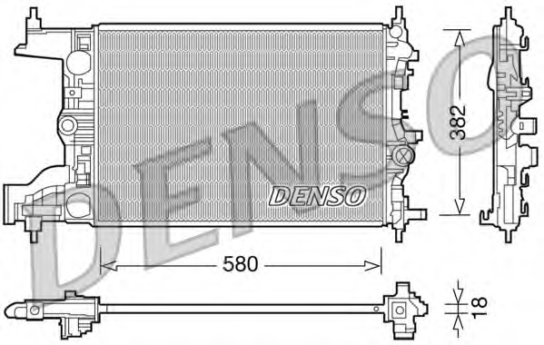 Radiator racire motor