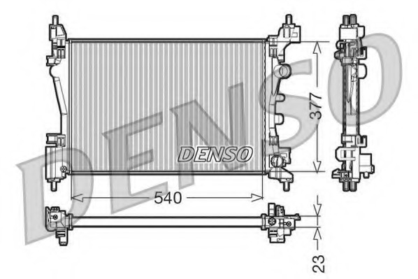 Radiator racire motor