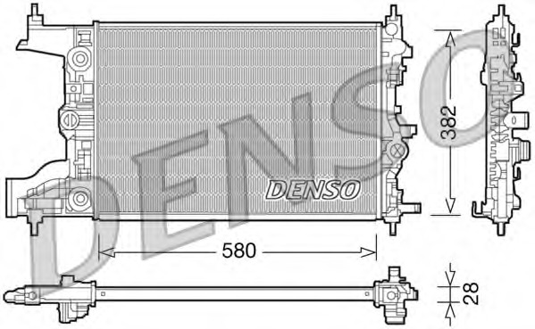 Radiator racire motor