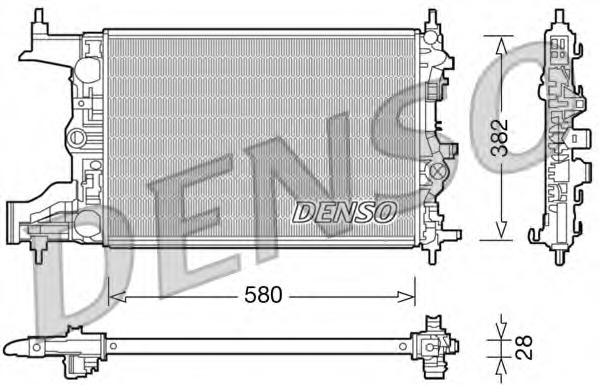 Radiator racire motor