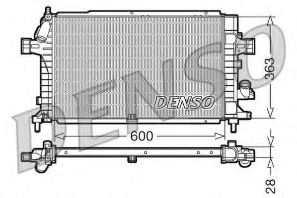 Radiator racire motor