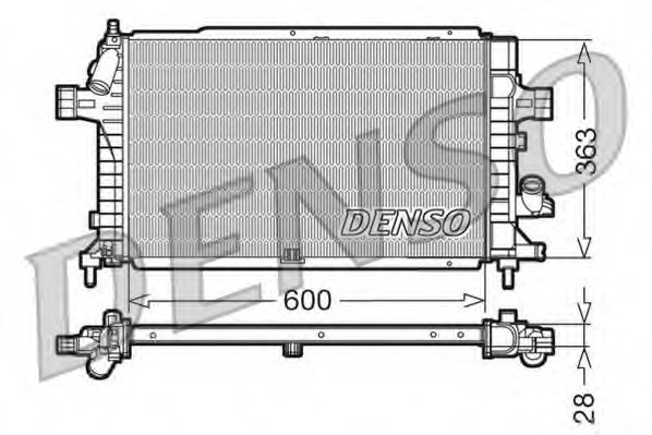 Radiator racire motor