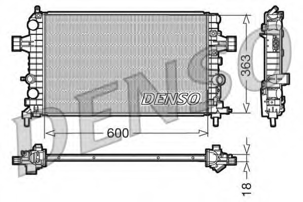 Radiator racire motor