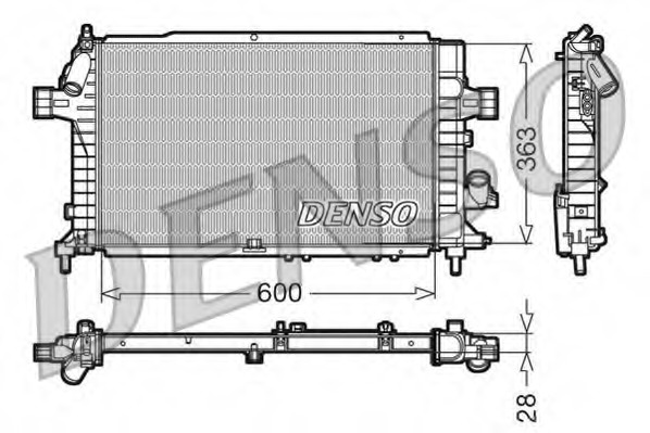 Radiator racire motor