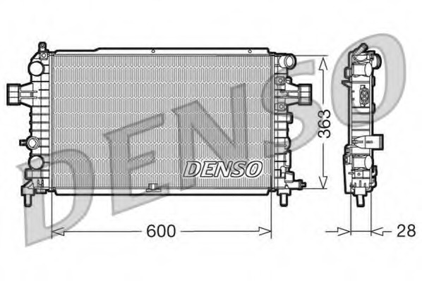 Radiator racire motor