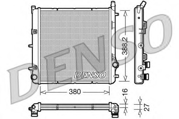 Radiator racire motor