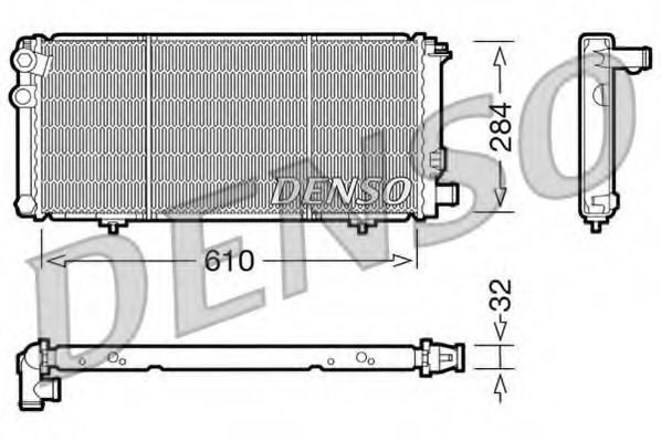 Radiator racire motor