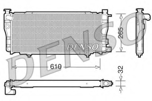 Radiator racire motor