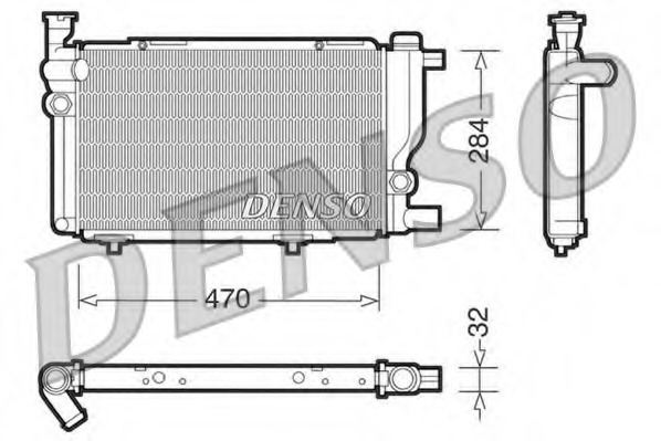 Radiator racire motor