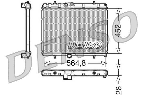 Radiator racire motor