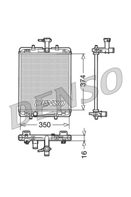 Radiator racire motor