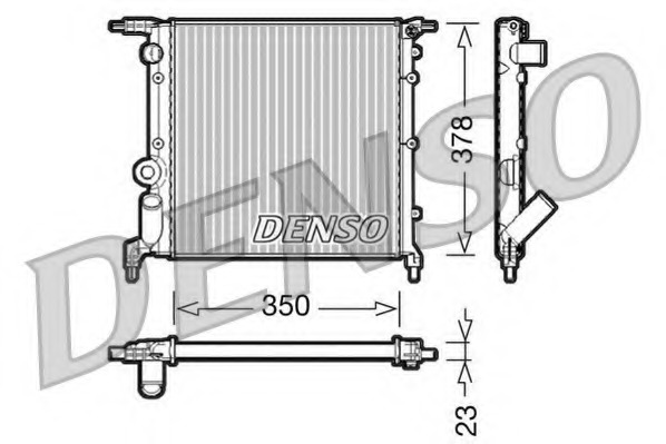 Radiator racire motor