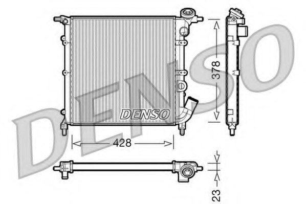 Radiator racire motor