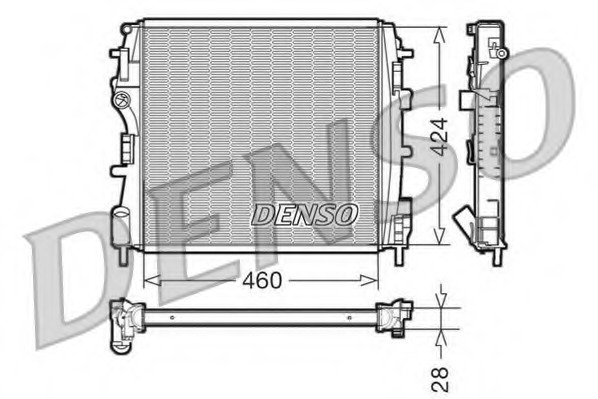 Radiator racire motor