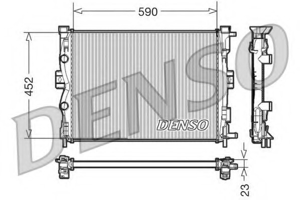 Radiator racire motor