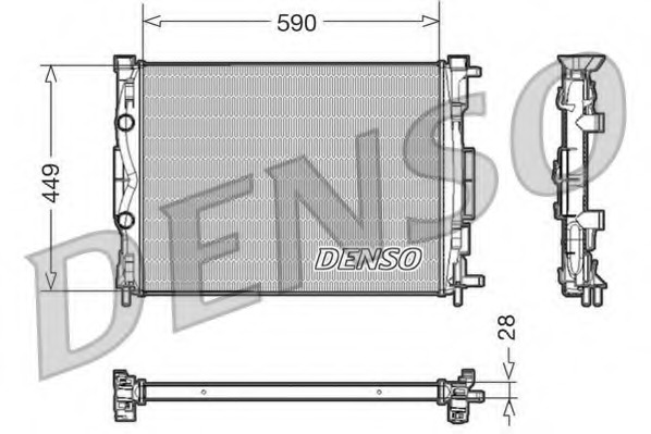 Radiator racire motor