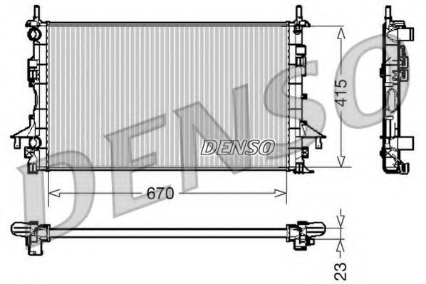 Radiator racire motor