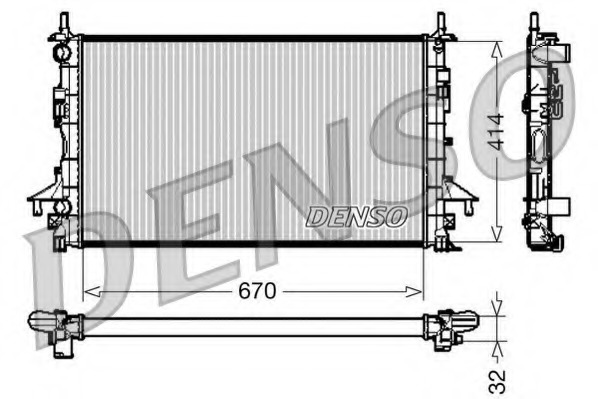 Radiator racire motor