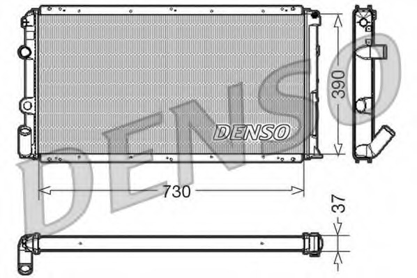 Radiator racire motor