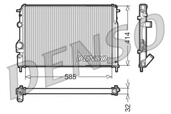 Radiator racire motor