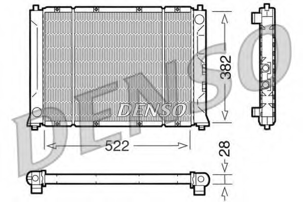 Radiator racire motor