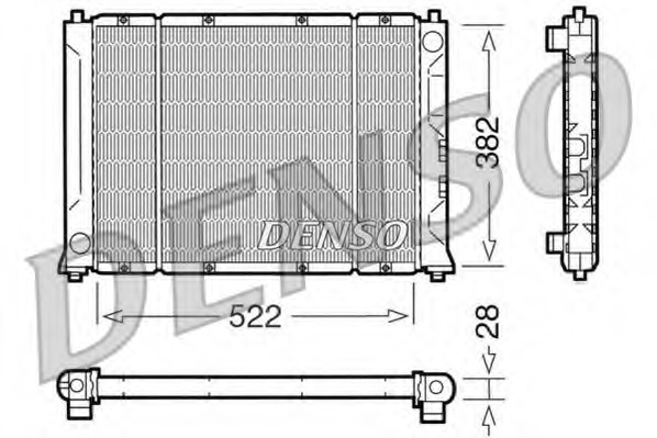 Radiator racire motor