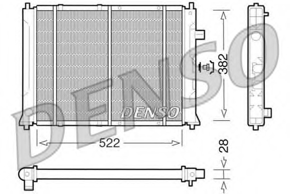 Radiator racire motor