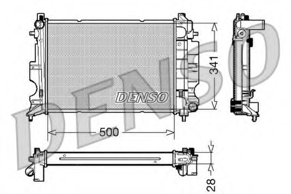 Radiator racire motor