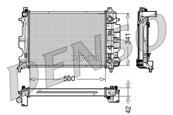 Radiator racire motor