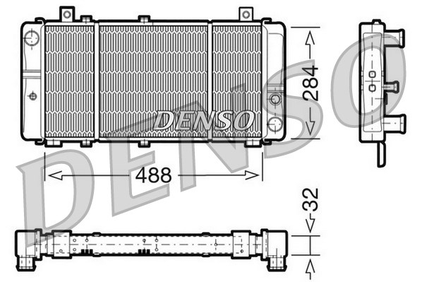 Radiator racire motor