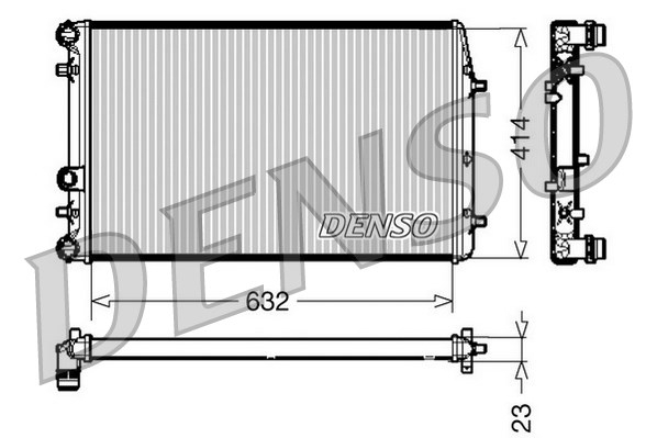 Radiator racire motor