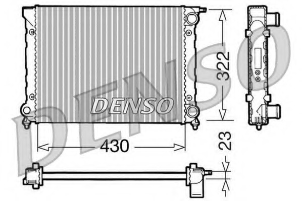 Radiator racire motor