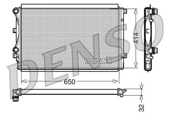 Radiator racire motor