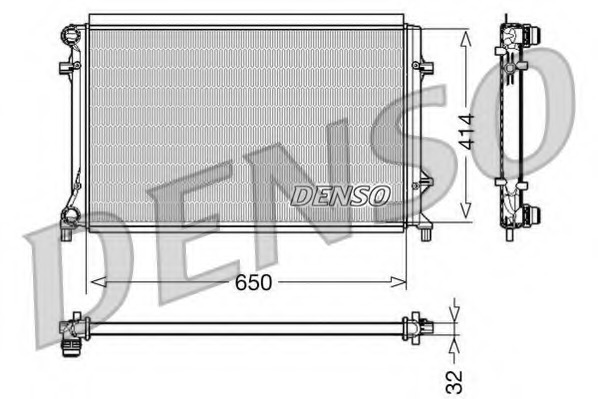 Radiator racire motor