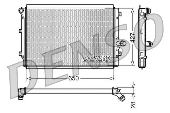 Radiator racire motor