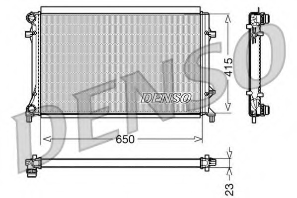 Radiator racire motor