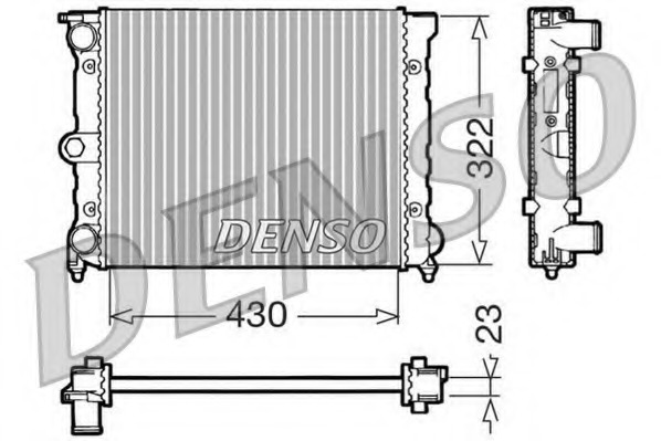 Radiator racire motor