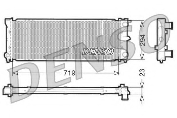 Radiator racire motor