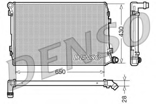 Radiator racire motor